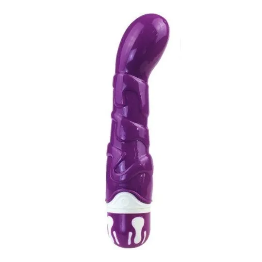 Vibratore realistico viola Baile Vibrators in silicone con 10 ritmi, vista principale.