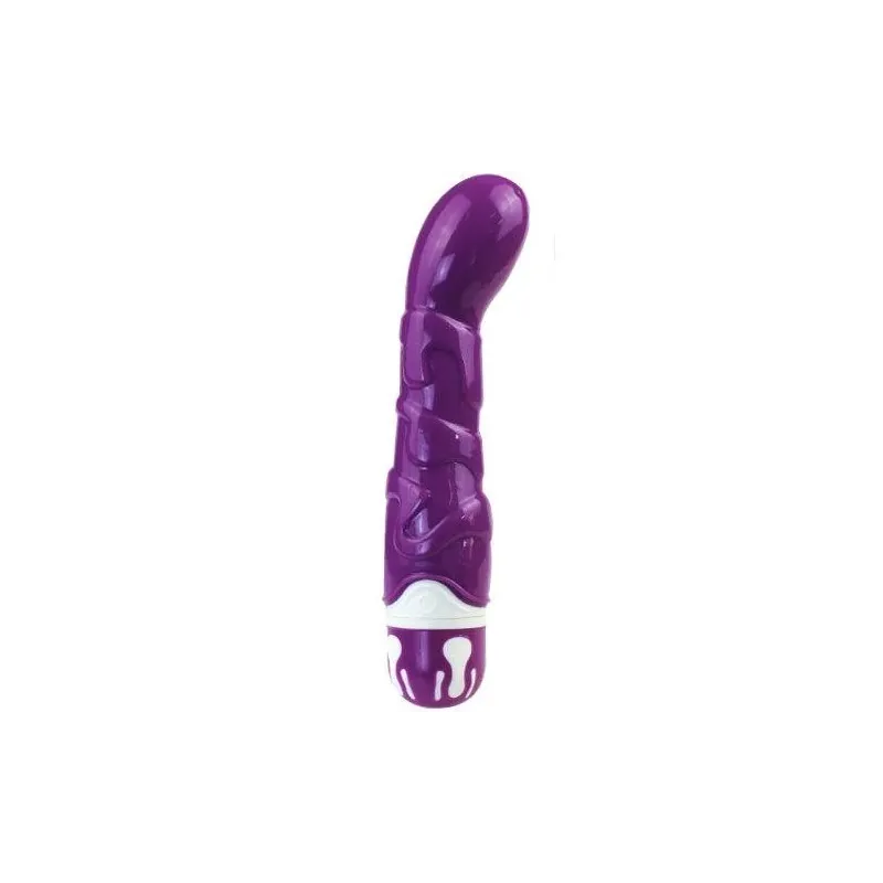 Vibratore realistico viola Baile Vibrators in silicone con 10 ritmi, vista principale.
