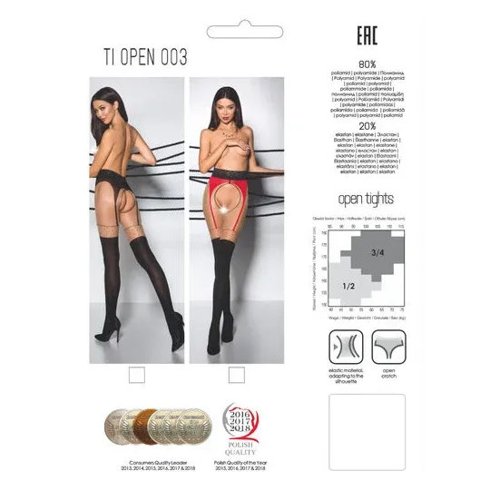 D-236207 PASSION WOMAN STOCKINGS/GARTER BELTS