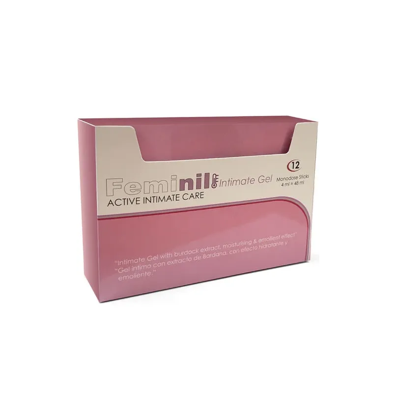 Boîte de 10 sachets unidoses de lubrifiant intime 500COSMETICS à effet réchauffant, base d'eau, 5 ml chacun.