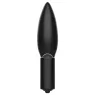 Plug anal vibrant Addicted Toys en silicone noir, anneau vibrant pour pénis, vue d'ensemble du produit