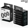 Addicted Toys lotto di 3 anelli piatti in silicone per pene - vista d'insieme delle tre taglie