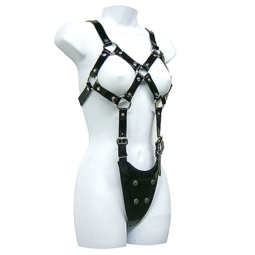 Women’s BDSM Leather Harness | LEATHER BODY | nussen