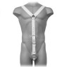 White BDSM Leather Harness for Men – LEATHER BODY | nussen.fr/en