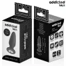 Plug anal en silicone taille M avec bijou décoratif de Addicted Toys - pour stimulation anale agréable et safe