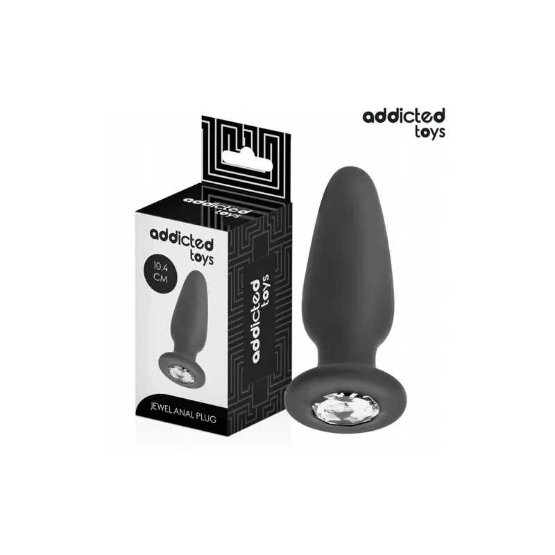 Analplug aus Silikon mit Juwel Größe M von Addicted Toys - für angenehme und sichere anale Stimulation