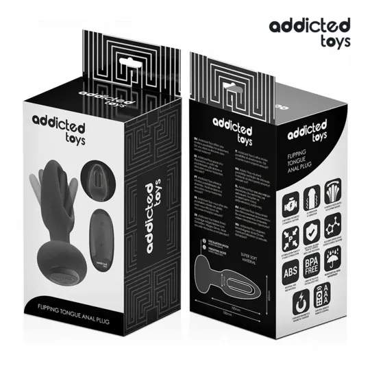 Plug anal con lengua vibrante Addicted Toys mando a distancia silicona negra vista principal" }, { "id_image": 561, "fr": "Téléc