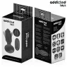 Analplug mit Zungenvibration Addicted Toys Fernbedienung Silikon schwarz Hauptansicht