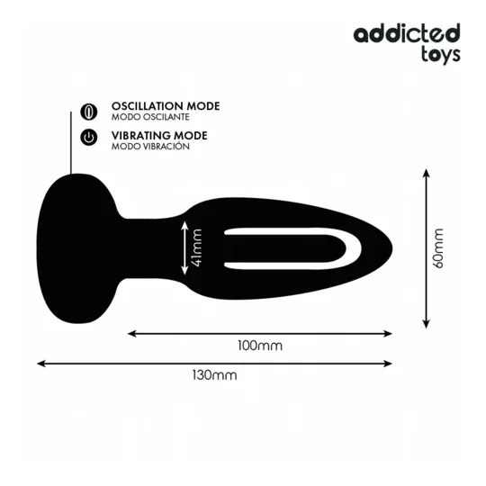 Plug anal con lengua vibrante Addicted Toys mando a distancia silicona negra vista principal" }, { "id_image": 561, "fr": "Téléc