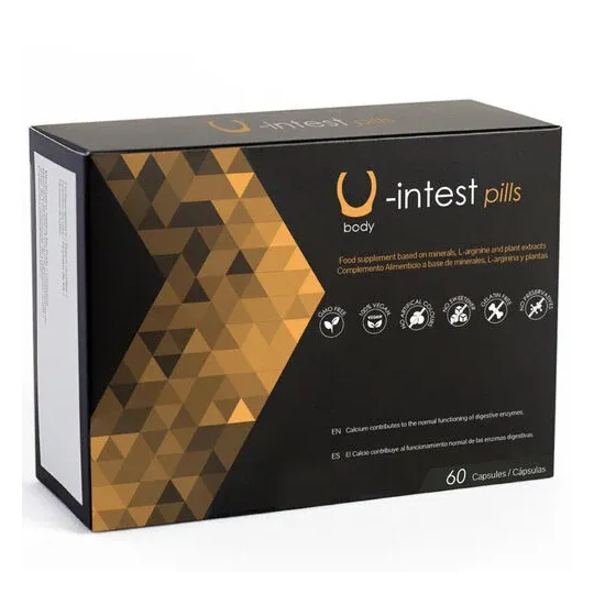 500 COSMETICS U-Intest 60 capsule integratore alimentare per la prevenzione delle emorroidi, rafforza le pareti venose