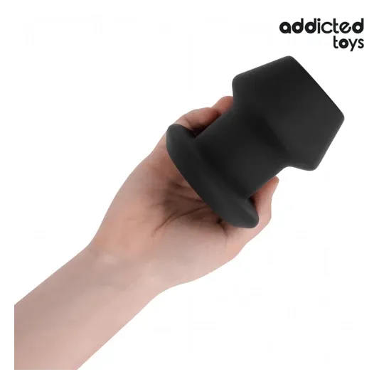 Plug anal hueco extremo L de Addicted Toys en silicona médica vista frontal" } }, { "id_image": 609, "alt": { "fr": "Plug anal c