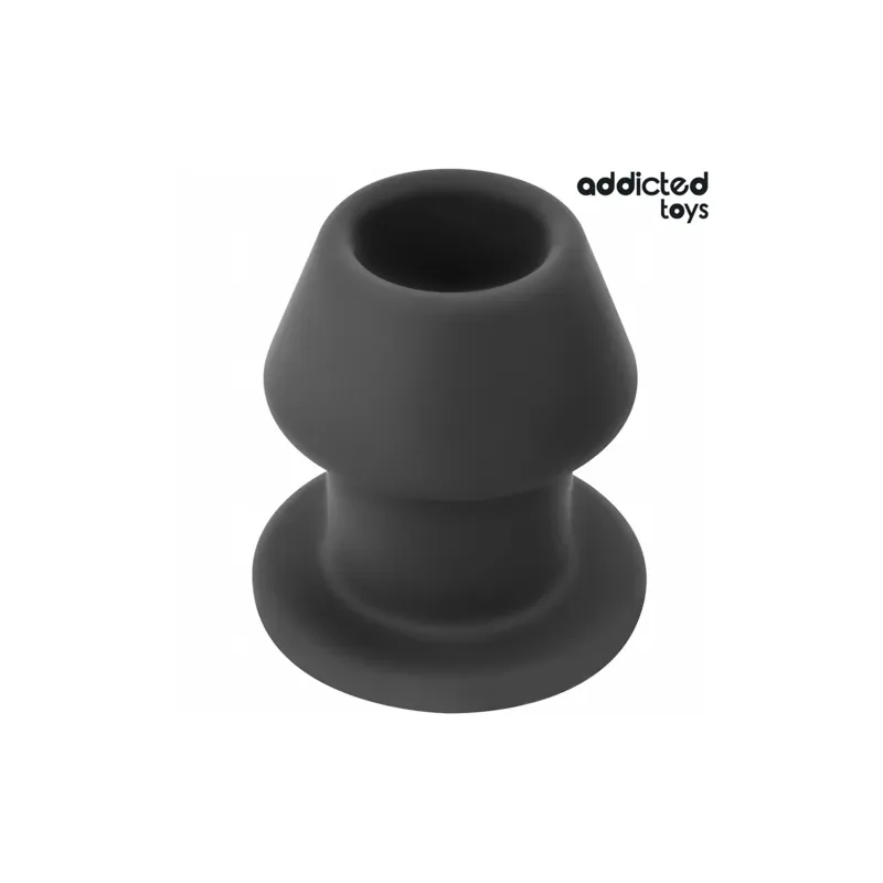 Hohler Analplug extrem L von Addicted Toys aus medizinischem Silikon Vorderansicht