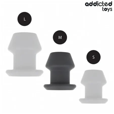 Plug anale cavo estremo Addicted Toys taglia M 8,7 cm silicone medicale vista principale
