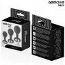 Set completo di 3 plug anali progressivi Addicted Toys con gioiello scintillante