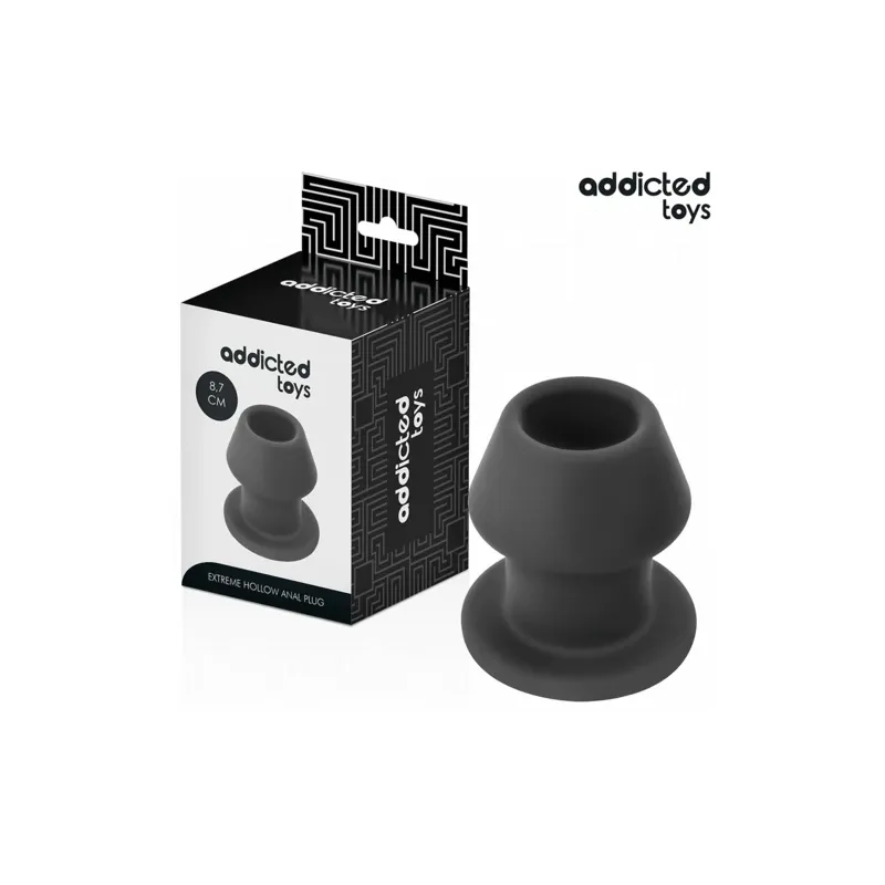 Plug anal creux extrême Addicted Toys taille M 8,7 cm silicone médical vue principale