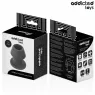 Plug anale cavo estremo taglia S di Addicted Toys in silicone nero - vista principale