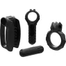 Bathmate Vibe Endurance kit with 10-speed vibrating bullet, penis ring and masturbator sleeve in silicone