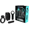 Bathmate Vibe Endurance kit with 10-speed vibrating bullet, penis ring and masturbator sleeve in silicone
