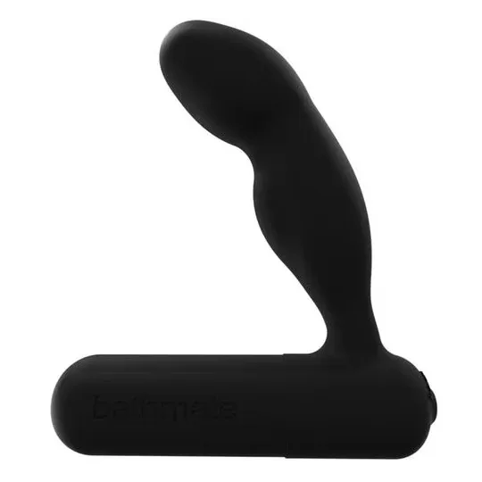 Masseur prostatique vibrant BATHMATE en silicone violet, ergonomique et rechargeable à 10 modes