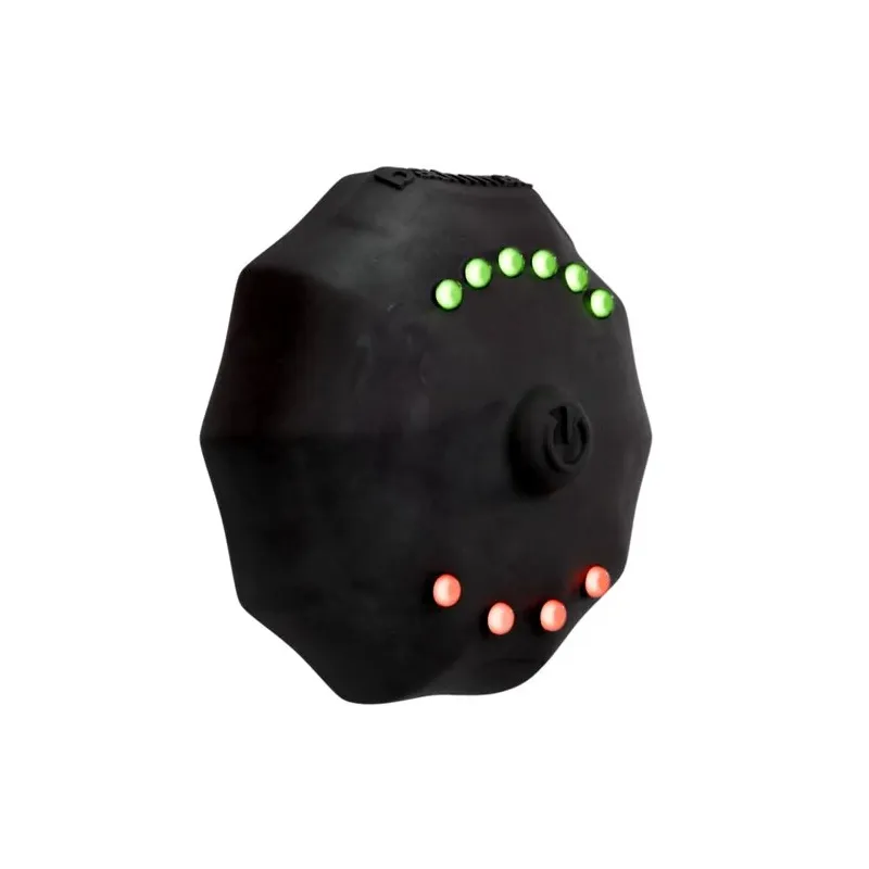 Timer pompa impermeabile Bathmate nero con luci LED verdi e rosse