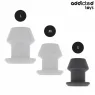 Plug anal creux extrême taille S Addicted Toys en silicone noir - vue principale