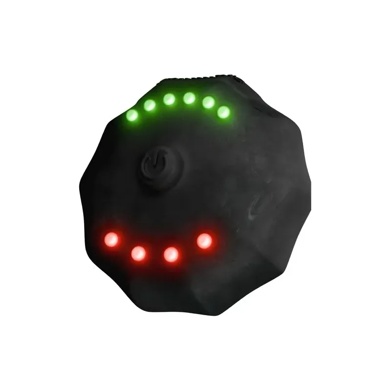Timer pompa impermeabile Bathmate nero con luci LED verdi e rosse