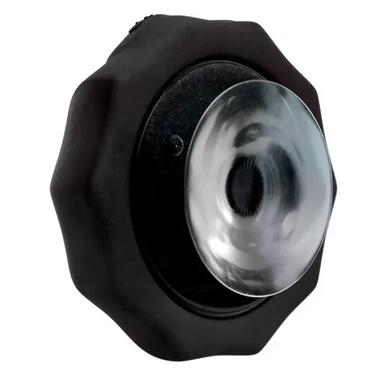 Timer pompa impermeabile Bathmate nero con luci LED verdi e rosse