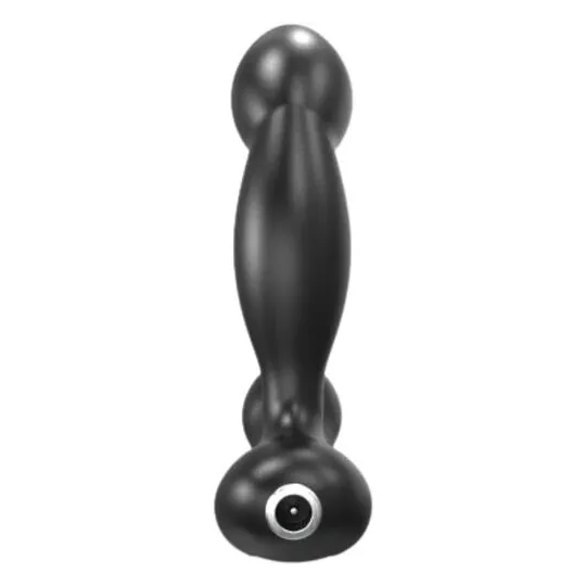 Massaggiatore prostatico BATHMATE Prostate Pro in silicone nero, impermeabile IPX7, ricaricabile USB.