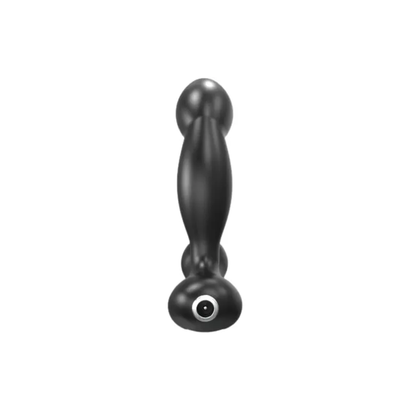 Massaggiatore prostatico BATHMATE Prostate Pro in silicone nero, impermeabile IPX7, ricaricabile USB.