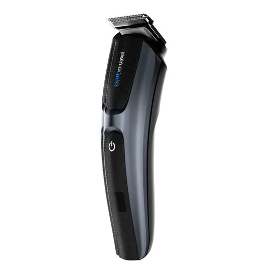 Rasoir de précision corps étanche Bathmate Trim 2.0 noir, lames acier inoxydable, charge USB-C.