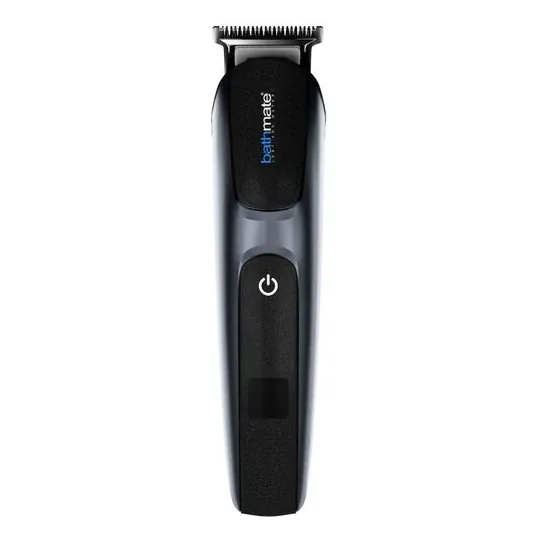 Bathmate Trim 2.0 Präzisions-Körperhaartrimmer wasserdicht schwarz, Edelstahlklingen, USB-C-Ladung.