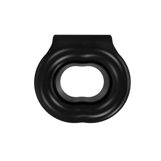Bathmate stretchable vibrating ring 3 speeds, black, USB rechargeable, for improved erection.