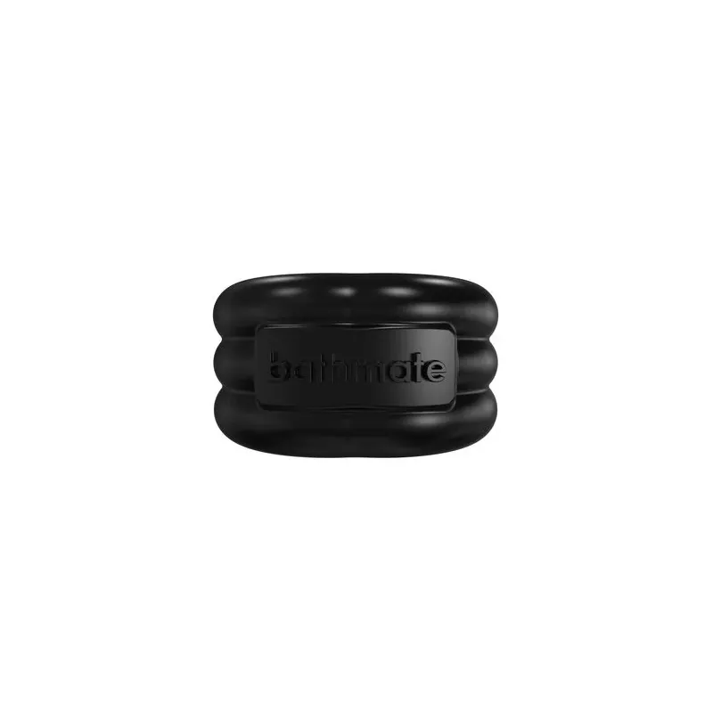 Anillo extensible vibrante 3 velocidades Bathmate, negro, recargable USB, para erección mejorada.