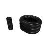 Bathmate stretchable vibrating ring 3 speeds, black, USB rechargeable, for improved erection.