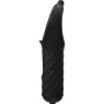 Vibratore Vibe Edge 10 modalità BATHMATE in silicone nero, vista frontale, forma ergonomica