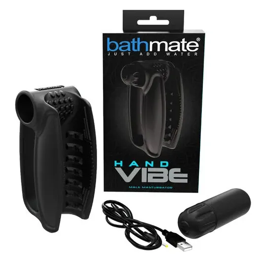 Masturbateur masculin Bathmate vibrant en silicone avec ailes souples pour stimulation du pénis
