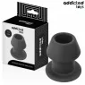 Plug anal creux extrême taille S Addicted Toys en silicone noir - vue principale