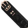Collier bondage BEGME noir avec pinces à seins réglables et chaîne argentée