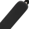 Manette in finta pelle nera BEGME Black Edition, metallo senza nichel, regolabili e imbottite per giochi BDSM.