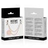 BEGME Black Edition nipple clamps with chain, stainless steel black, BDSM accessory for fetish play