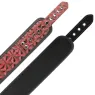 Collare bondage rosso BEGME Red Edition con pinze per capezzoli regolabili, catena argentata, rivestimento in neoprene