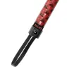 Flogger in pelle vegana rossa BEGME RED EDITION - frustino BDSM con cinghie morbide per giochi di dominazione