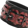 Manette BEGME rosse in pelle vegana con imbottitura in neoprene, accessorio bondage premium