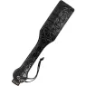 Paddle in pelle vegana nera BEGME Black Edition, accessorio BDSM con impugnatura ergonomica