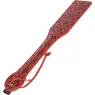 Red vegan leather BDSM paddle by BEGME RED EDITION, for dominance and submission games.