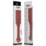 Paddle BDSM de cuero vegetal rojo de la marca BEGME RED EDITION, para juegos de dominación y sumisión.