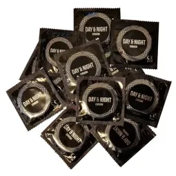 BEPPY Day & Night condoms - pack of 100, black matte packaging, reliable protection