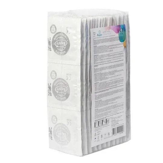Preservativi naturali Beppy 72 pezzi in lattice naturale con serbatoio e lubrificante al silicone