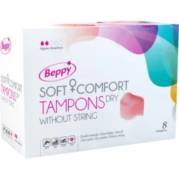 Tamponi Beppy senza filo, 8 pezzi – comfort morbido, protezione massima, utilizzabili in piscina e durante i rapporti.