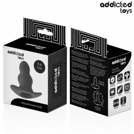 Hohler Analplug medizinisches Silikon Größe M Addicted Toys - tiefe Stimulation und ergonomisches Design